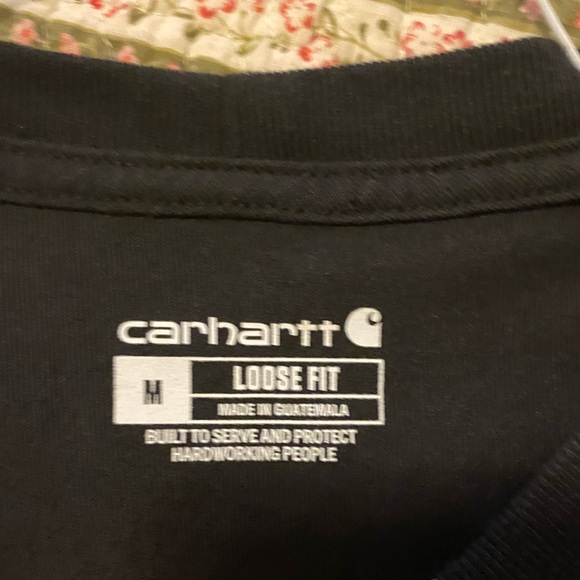 Carhartt Washed Black Loose fit Long Sleeve Shirt - Picture 2 of 5